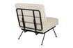 Miniature Beige fabric armchair Bowie 8