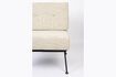 Miniature Beige fabric armchair Bowie 10