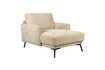 Miniature Beige fabric armchair Harper 1