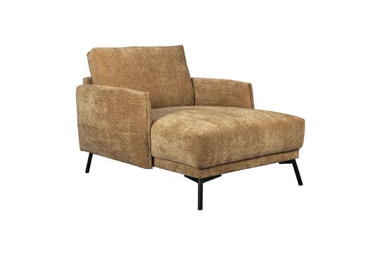 Beige fabric armchair Harper Clipped