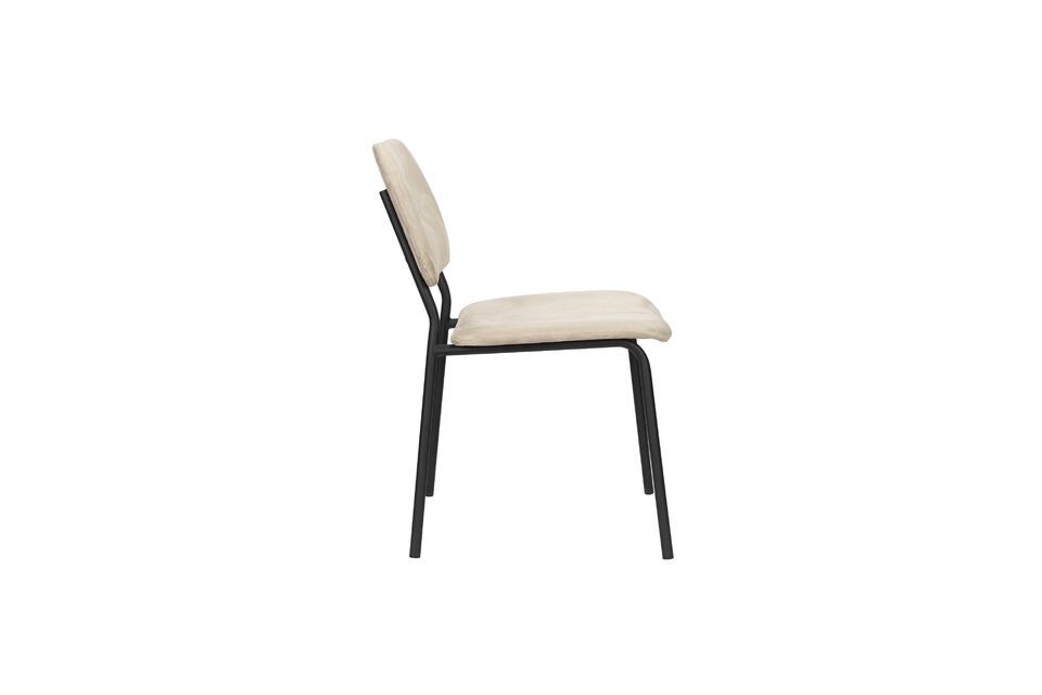 Beige fabric chair Darby - 5