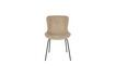 Miniature Beige fabric chair Junzo Rib 6