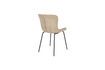 Miniature Beige fabric chair Junzo Rib 8