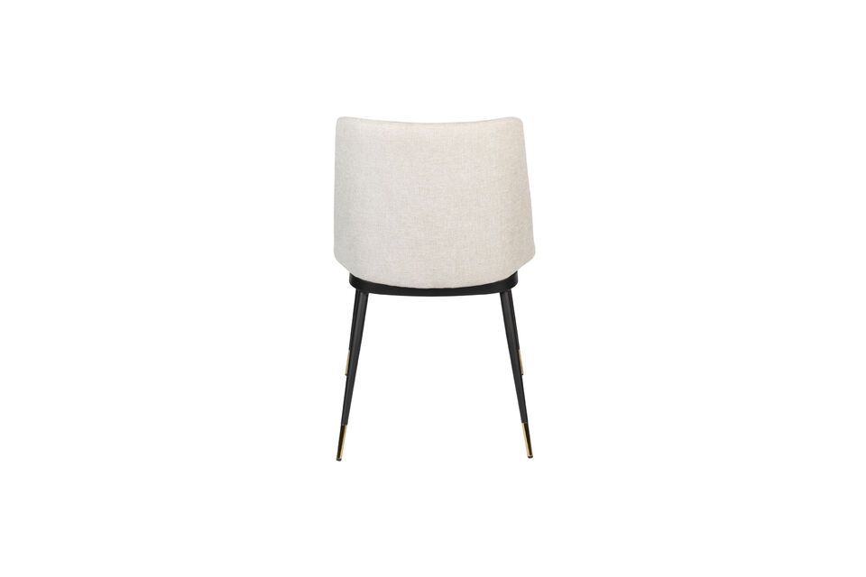 Beige fabric chair Lionel - 4