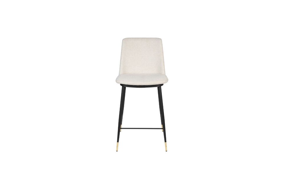 Beige fabric counter chair Lionel - 2