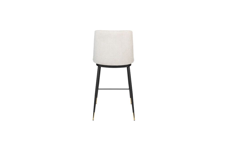 Beige fabric counter chair Lionel - 5