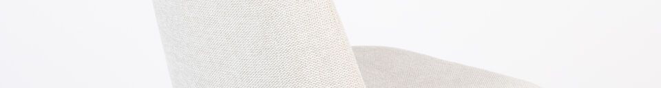 Material Details Beige fabric counter chair Lionel