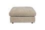 Miniature Beige fabric footrest Sense Clipped