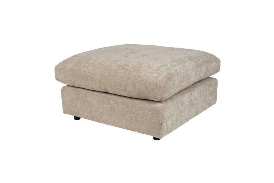 Beige fabric footrest Sense - 2