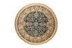 Miniature Beige fabric rug 200x200 cm Raz 1