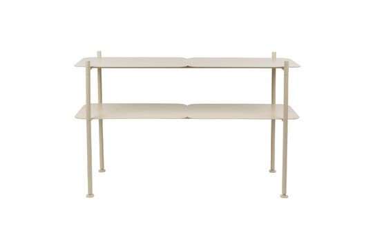 Beige iron console River Clipped