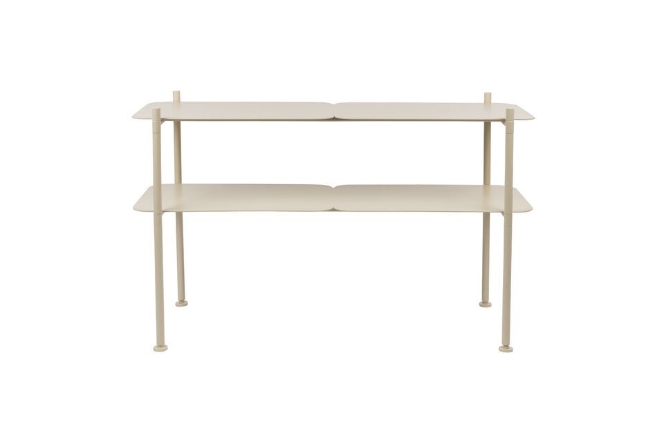 Beige iron console River Zuiver