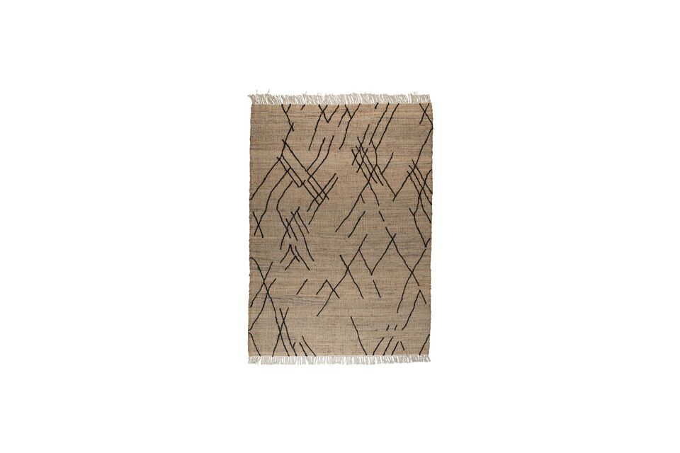 Beige jute rug 170x240 cm Ishank DutchBone