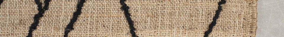 Material Details Beige jute rug 170x240 cm Ishank