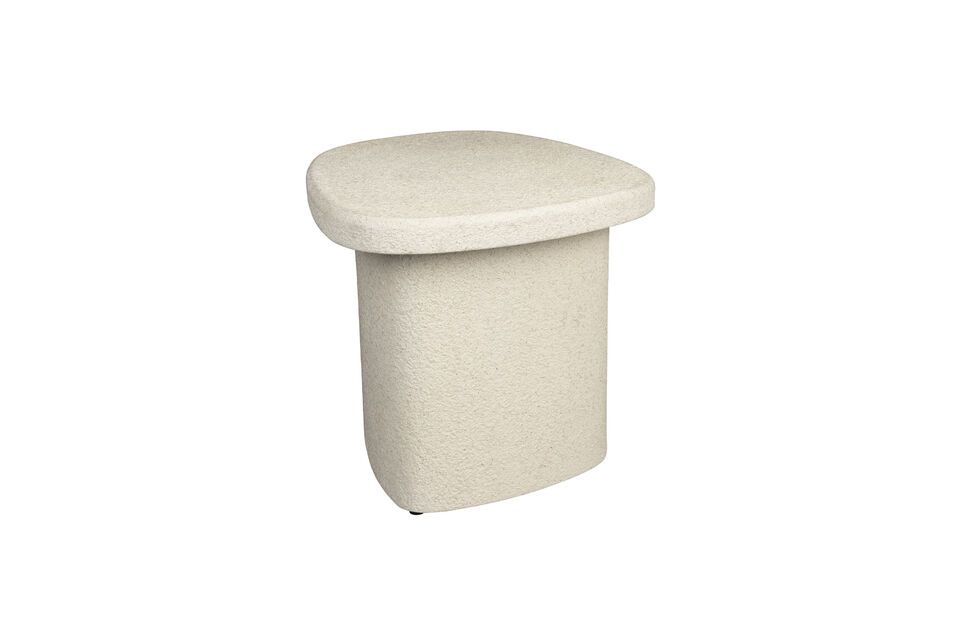 Beige marble side table Veda - 6