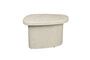 Miniature Beige marble side table Veda Clipped