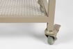 Miniature Beige metal shelf on castors Botan 9