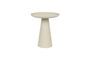 Miniature Beige metal side table Ringar Clipped