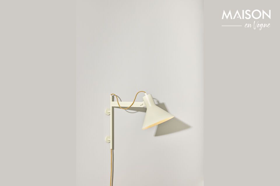 Beige metal wall lamp Studio Hübsch