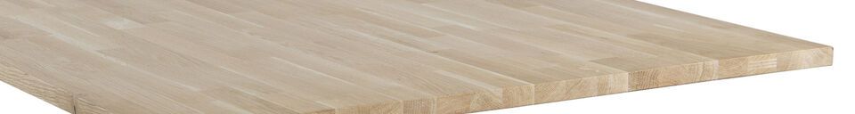 Material Details Beige oak table top 160x190 Tablo