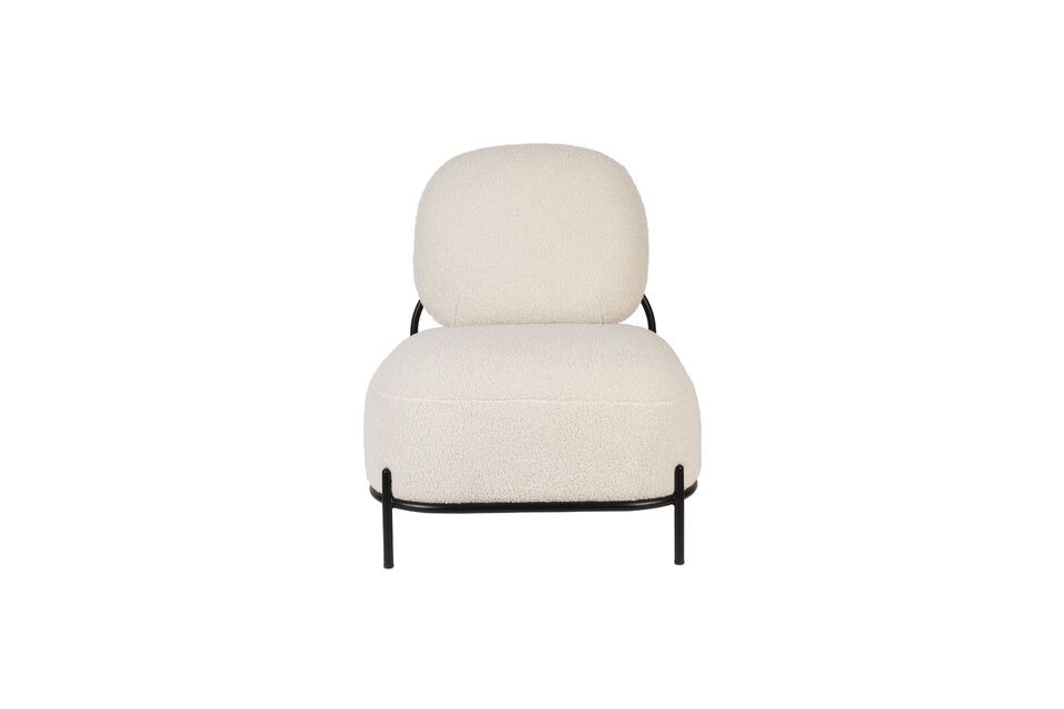 Beige plastic armchair Polly - 6