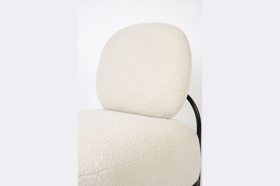 Beige plastic armchair Polly - 10