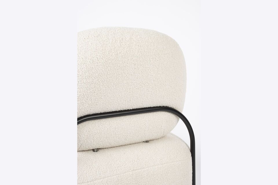 Beige plastic armchair Polly - 11