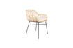 Miniature Beige rattan chair Tiger 1