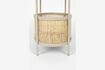 Miniature Beige rattan side table Makoto 6