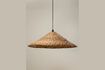 Miniature Beige rattan suspension Chapeau 2