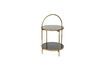 Miniature Beige resin side table Maeve 1