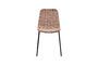 Miniature Beige wicker chair H apur Clipped