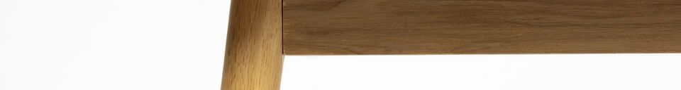 Material Details Beige wood coffee table Fabio