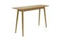 Miniature Beige wood console Fabio Clipped