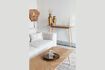 Miniature Beige wood console Fabio 2