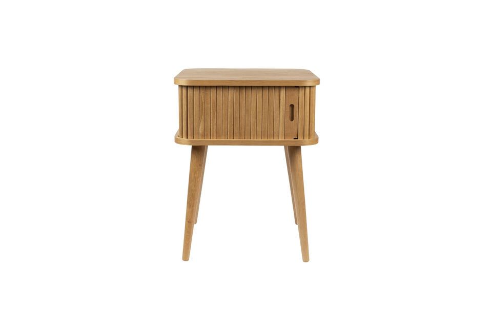 Beige wood side table Barbier - 6