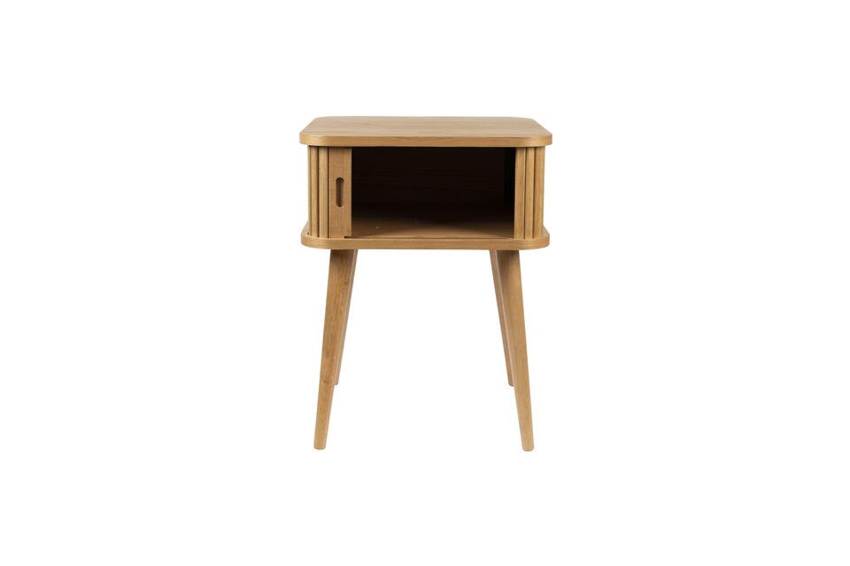 Beige wood side table Barbier - 7