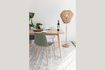 Miniature Beige wooden dining table 160cm Fabio 2