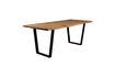 Miniature Beige wooden dining table 180cm Aka 7