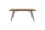 Miniature Beige wooden dining table 200cm Roger Clipped