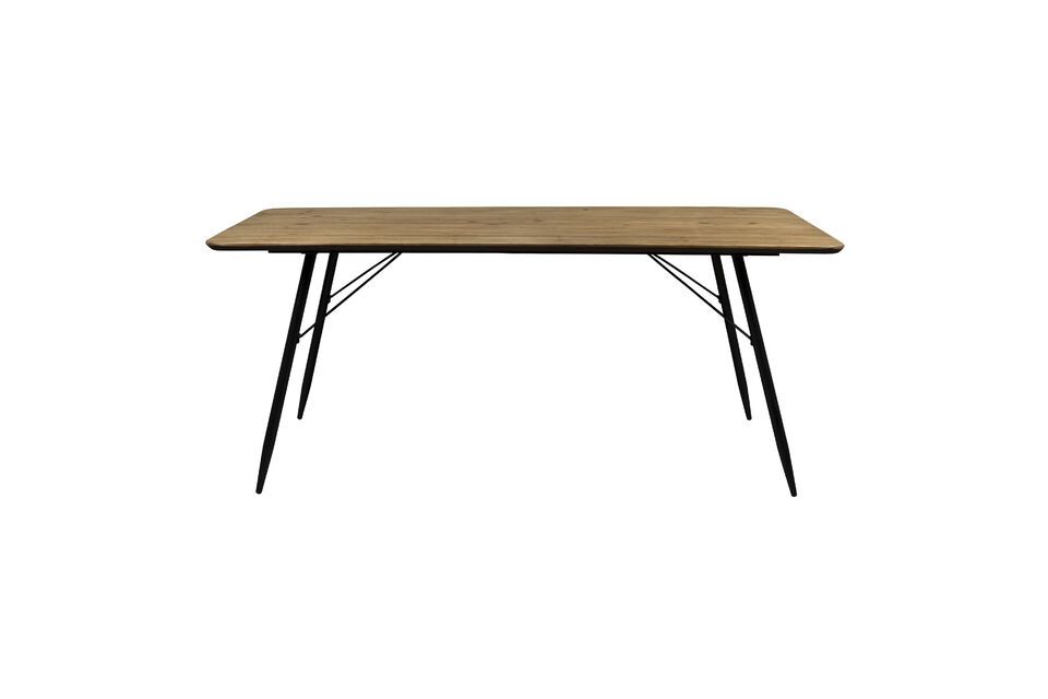 Beige wooden dining table 200cm Roger DutchBone