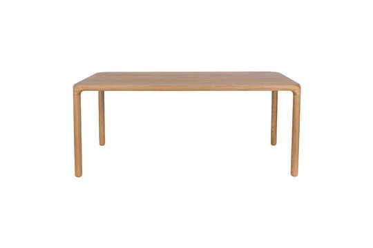 Beige wooden table 180X90 Storm Clipped