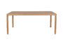 Miniature Beige wooden table 180X90 Storm Clipped