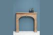 Miniature Beloeil light wood console fireplace 2