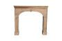 Miniature Beloeil light wood console fireplace Clipped