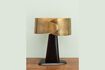 Miniature Belt black and gold metal table lamp 1