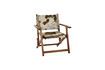 Miniature Benissa brown cowhide chair 1