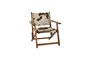 Miniature Benissa brown cowhide chair Clipped