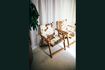 Miniature Benissa brown cowhide chair 2