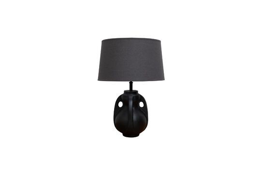 Biblo black aluminum table lamp Clipped